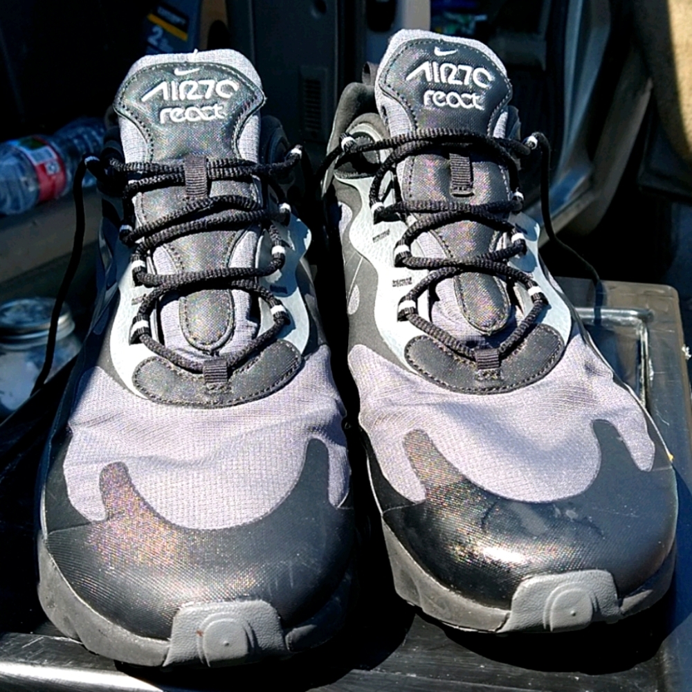 Nike Airmax React size 14 black/grey like new